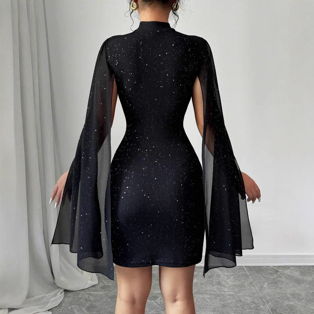 Aurix Noir Eclipse Dress